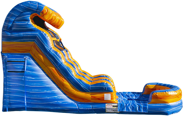 Melting Ice Water Slide side view